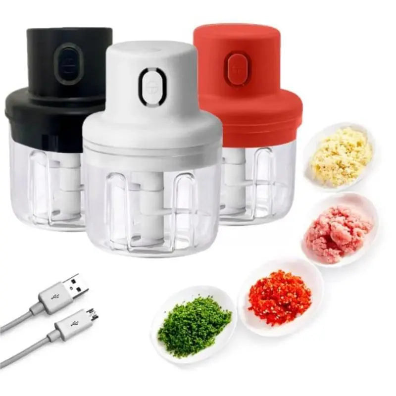 Mini Processador De Alimentos Automatico 250ML Recarregável