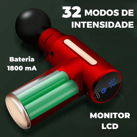 Massageador Elétrico Alta Frequência Profissional Muscular Massagem