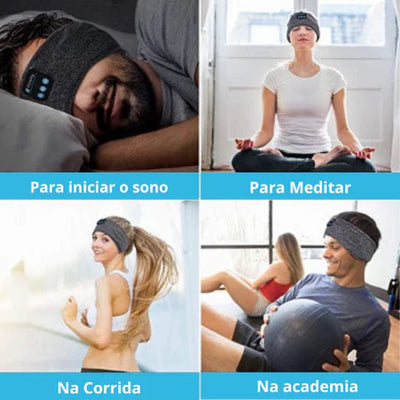 Mascara De Dormir Tapa Olho C/ Fone De Ouvido Bluetooth