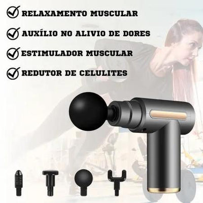 Massageador Elétrico Alta Frequência Profissional Muscular Massagem